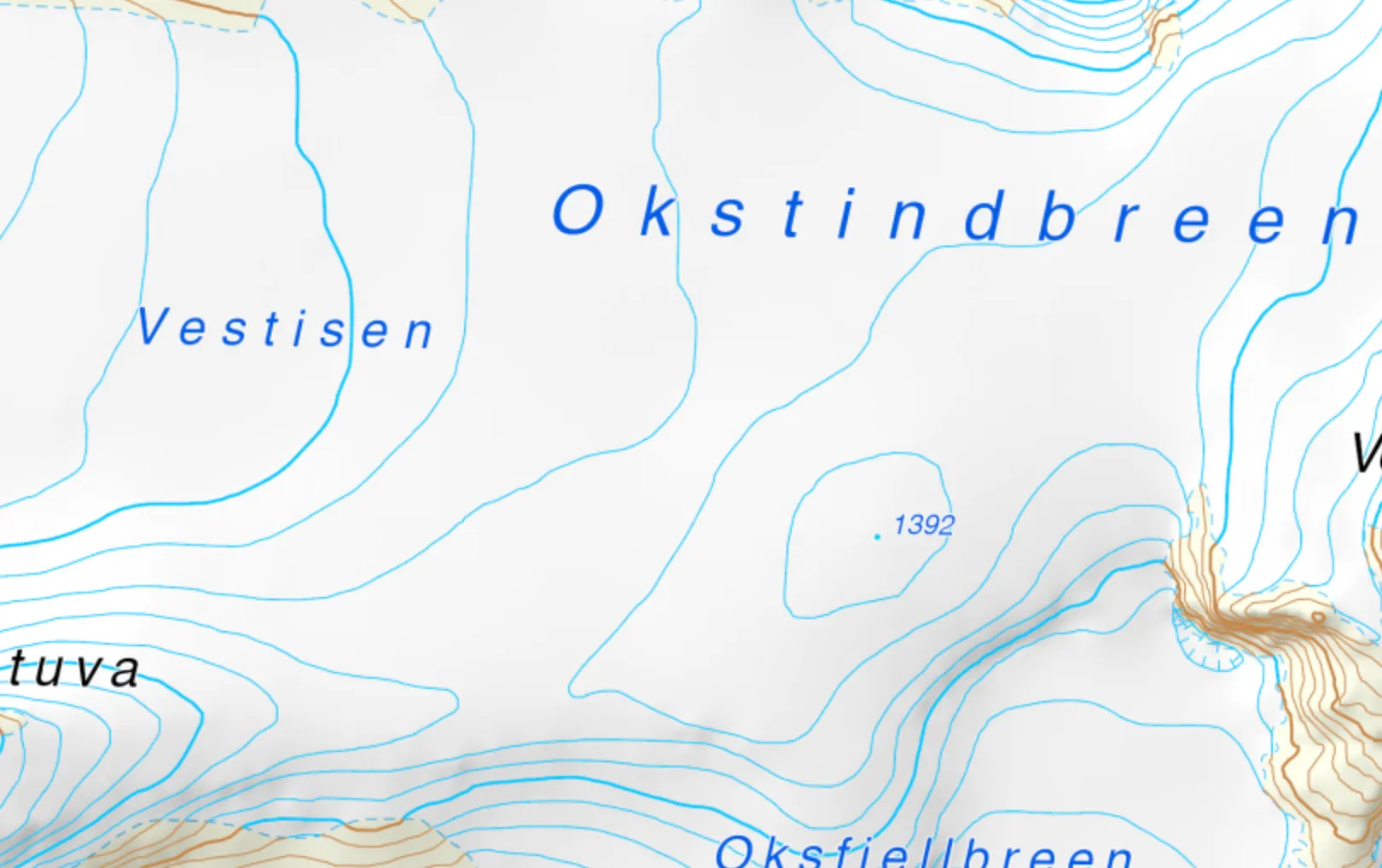 Isbre/snøfonn