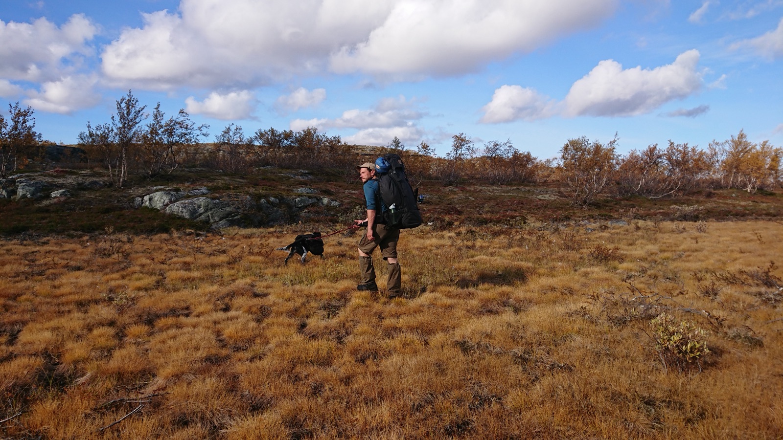 Med 110 liters anatomisk langtursekk på tre ukestur i Finnmark.